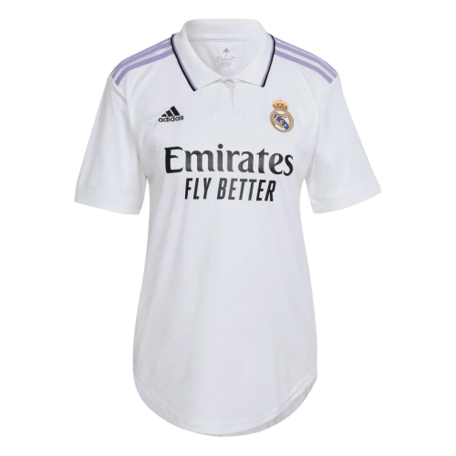 Camisa Real Madrid I Home 2022/23 Torcedor Adidas Feminina - Branca
