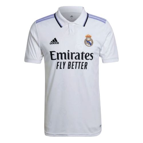 Camisa Real Madrid I Home 2022/23 Torcedor Masculino Branco