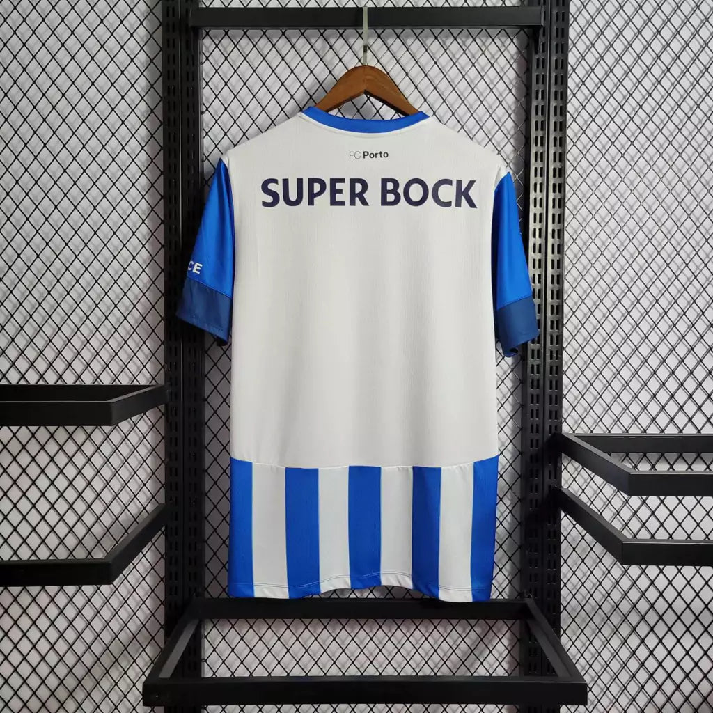 Camisa Porto Home New Balance 2022/23 Masculino Azul e Branco