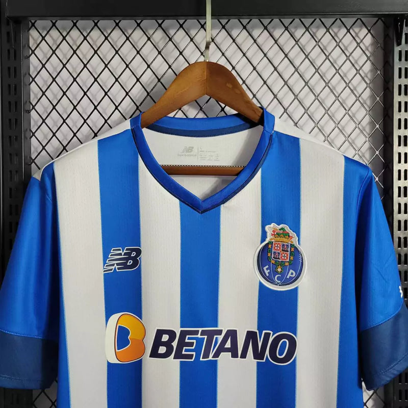 Camisa Porto Home New Balance 2022/23 Masculino Azul e Branco