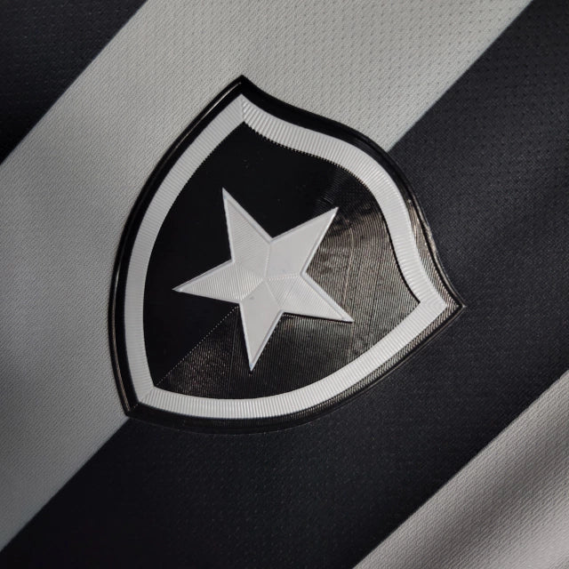 Camisa Botafogo I 23/24 - Feminina - Branco e Preto