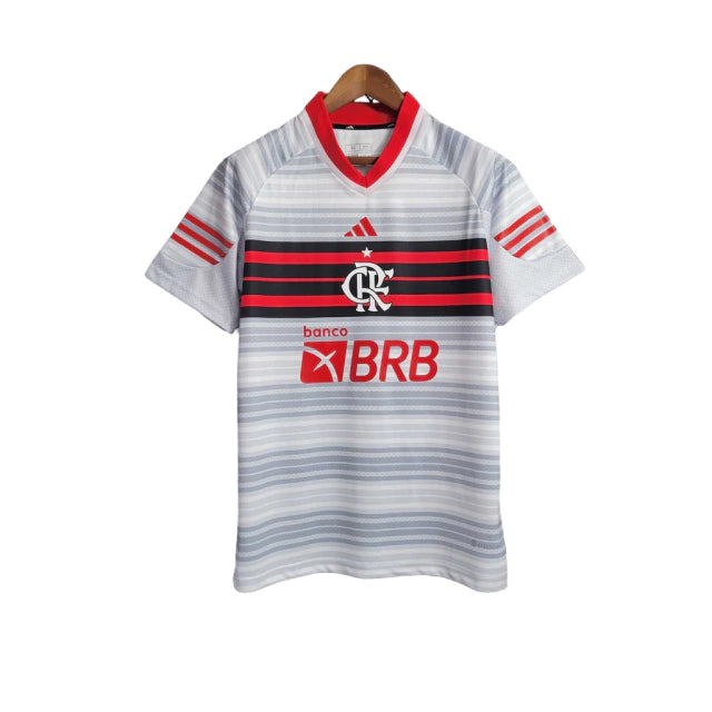 Camisa Flamengo II Regata 23/24 - Torcedor Adidas Masculina - Branco