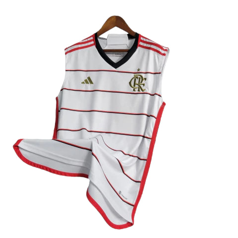 Camisa Flamengo II Regata 23/24 - Torcedor Adidas Masculina - Branco
