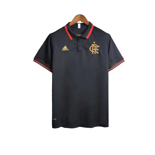 Camisa Flamengo Polo 23/24 - Adidas Masculina - Preto