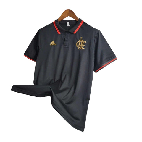 Camisa Flamengo Polo 23/24 - Adidas Masculina - Preto