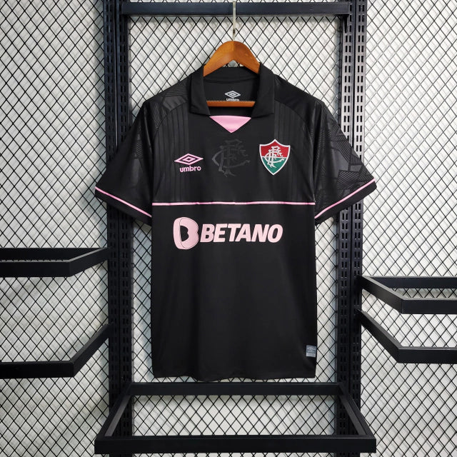 Camisa Fluminense Goleiro 23/24 Torcedor Umbro Masculina - Preto