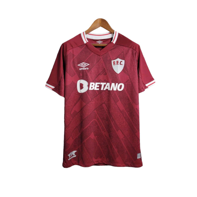 Camisa Fluminense II Away 2023/24 Torcedor Umbro Masculino Vinho