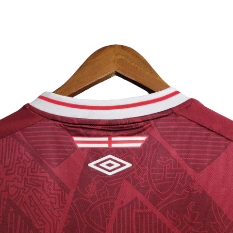 Camisa Fluminense II Away 2023/24 Torcedor Umbro Masculino Vinho