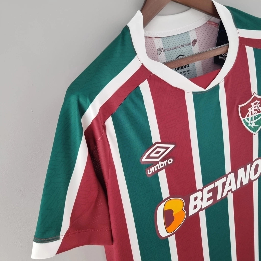 Camisa Fluminense I Home Umbro 2022/23 Torcedor Masculino Tricolor