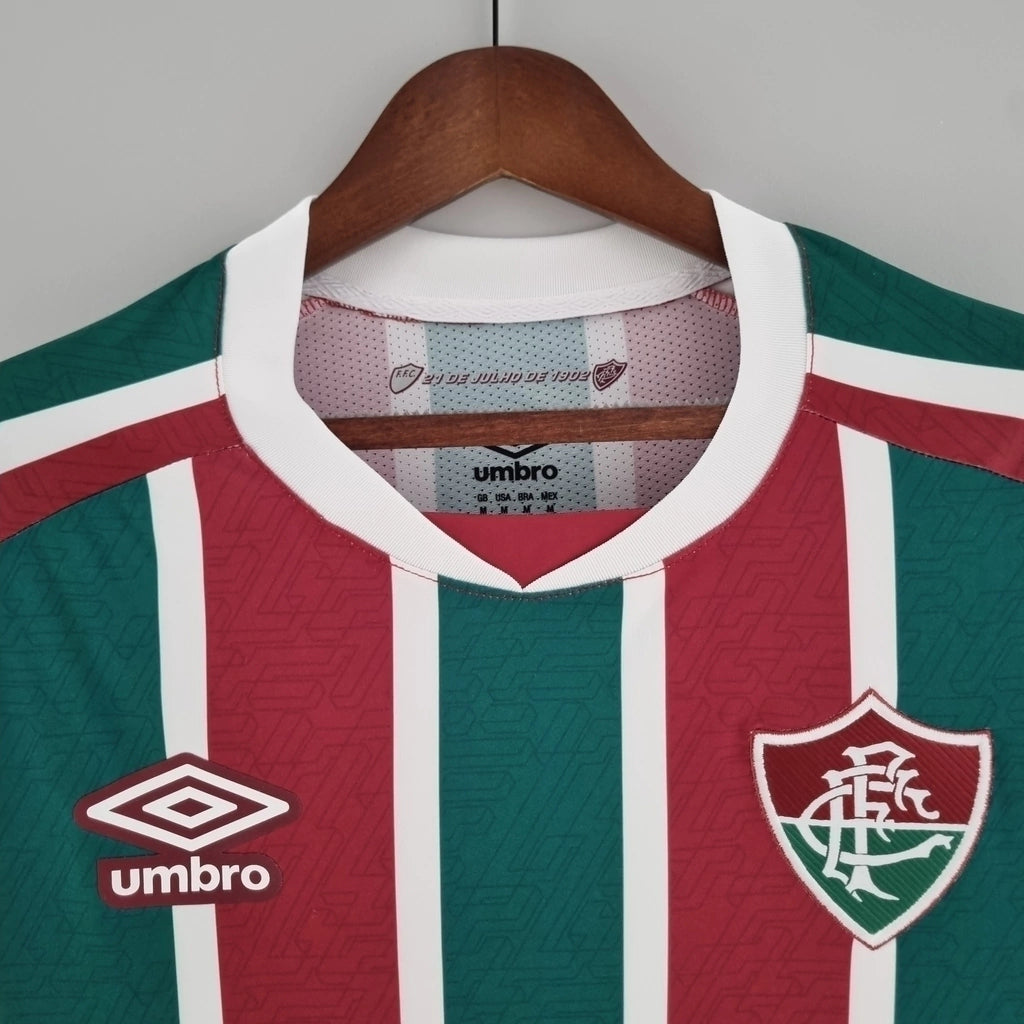 Camisa Fluminense I Home Umbro 2022/23 Torcedor Masculino Tricolor