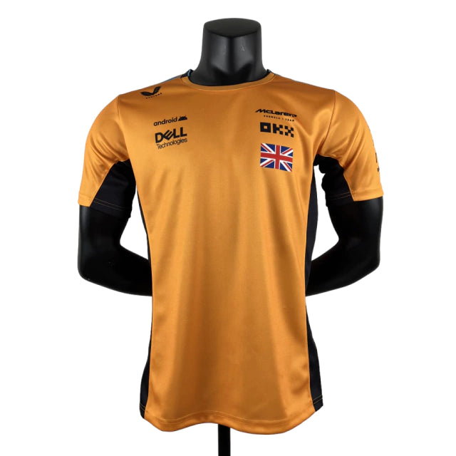 Camisa McLaren 23/24 Fórmula 1 - Masculina - Laranja