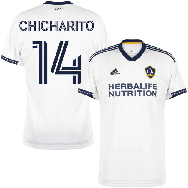 Camisa LA Galaxy Home 22/23 Torcedor Adidas Masculina - Branco