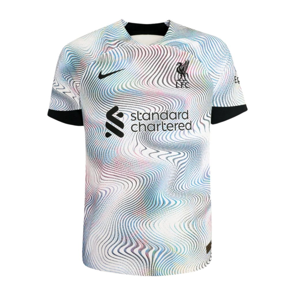 Camisa Liverpool Away Nike Torcedor 22/23 Masculino Branco