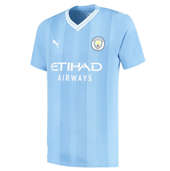 Camisa Manchester City I Home 2023/24 Torcedor Puma Masculina Azul