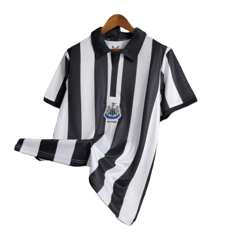 Camisa Newcastle 130 Anos 23/24 Torcedor Masculina - Branco e Preto