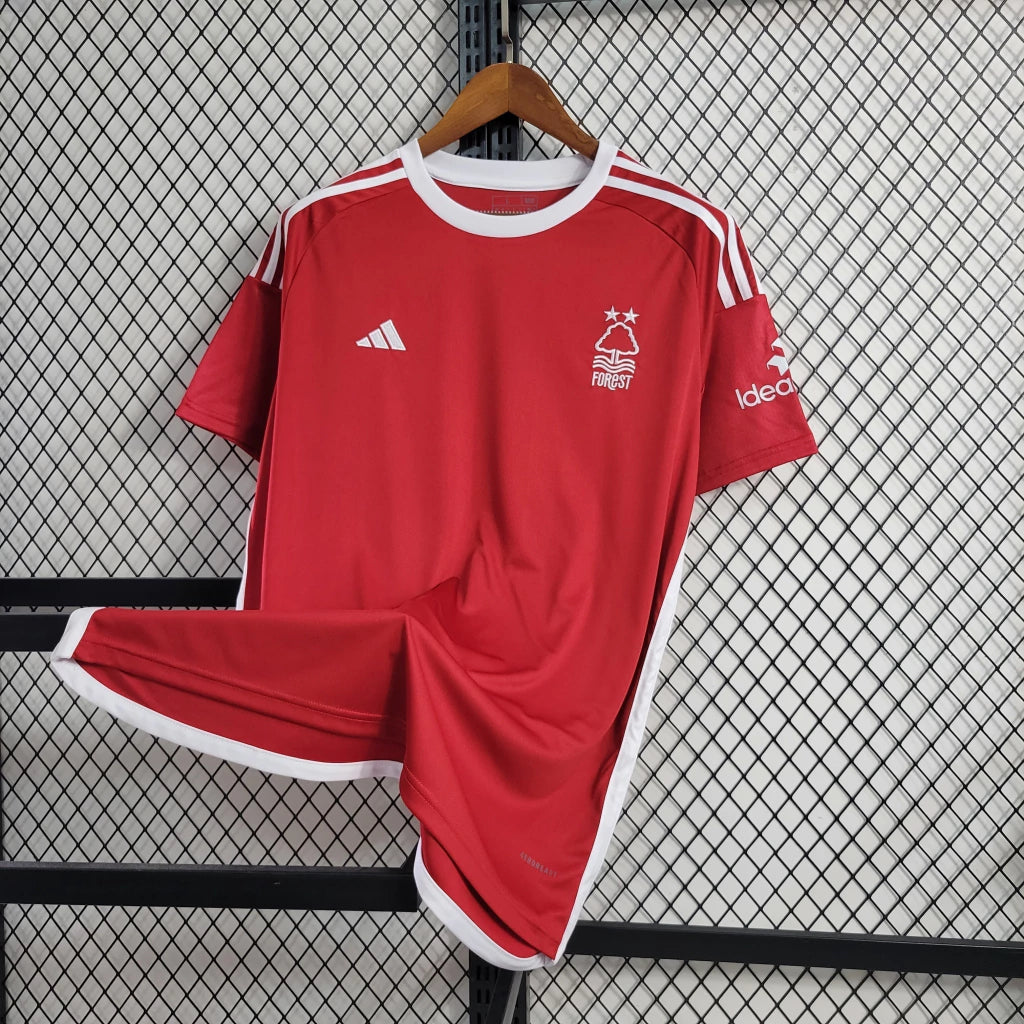 Camisa Nottingham Forest I Home Adidas 2023/24 Torcedor Masculino Vermelho