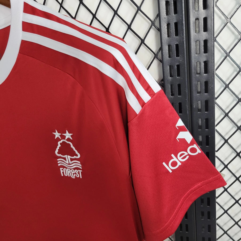 Camisa Nottingham Forest I Home Adidas 2023/24 Torcedor Masculino Vermelho