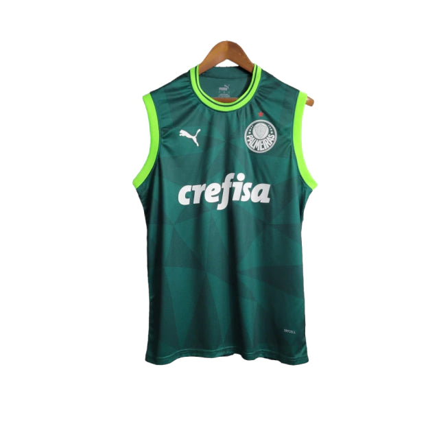 Camisa Palmeiras Home Regata 23/24 - Torcedor Puma Masculina - Verde