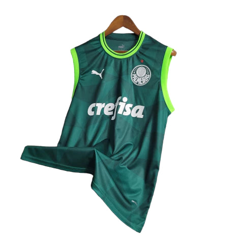 Camisa Palmeiras Home Regata 23/24 - Torcedor Puma Masculina - Verde