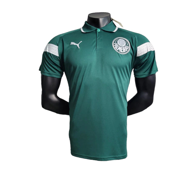 Camisa Palmeiras Treino 23/24 Polo Puma Masculina - Verde Camisa Palmeiras Treino 23/24 Polo Puma Masculina - Verde