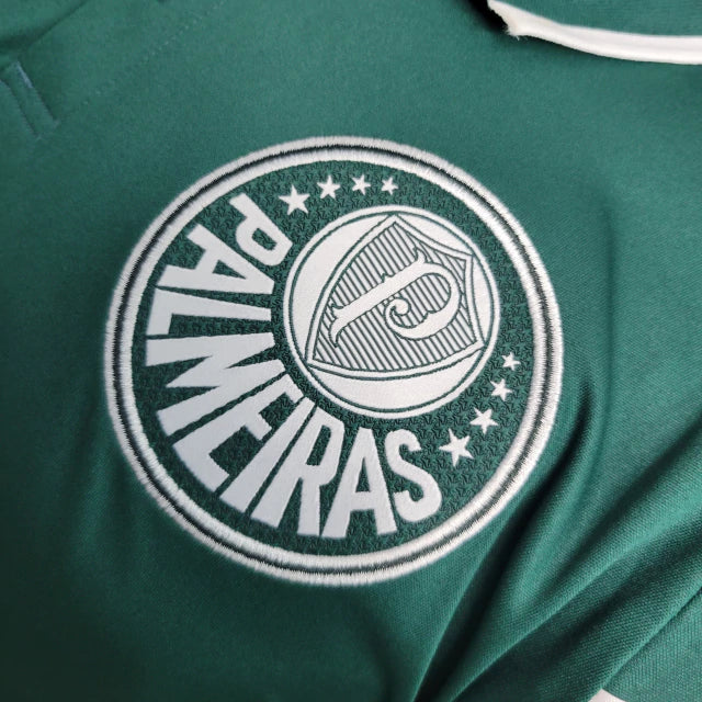 Camisa Palmeiras Treino 23/24 Polo Puma Masculina - Verde Camisa Palmeiras Treino 23/24 Polo Puma Masculina - Verde