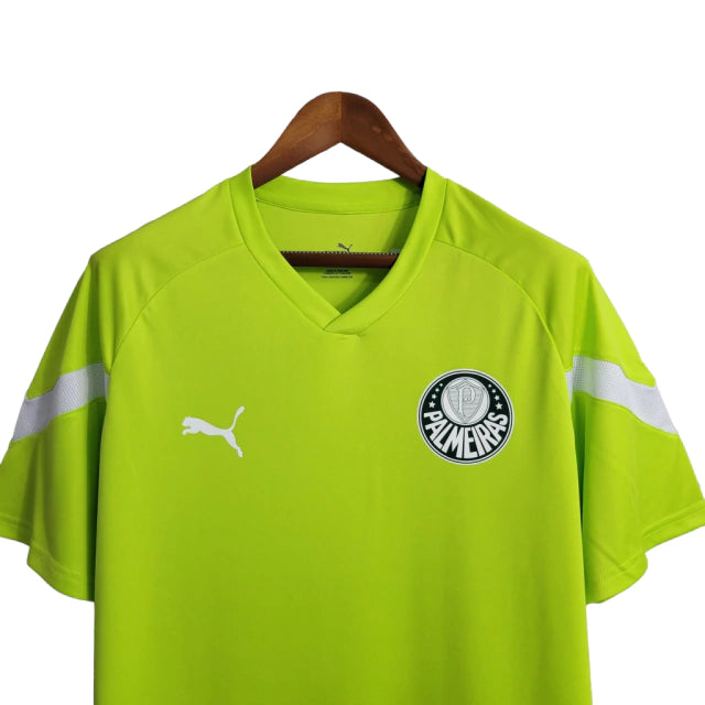 Camisa Palmeiras Treino 23/24 - Torcedor Puma Masculina - Verde Fluorescente