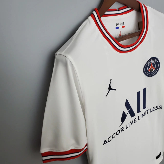 Camisa Paris Saint Germain - PSG Fourth 21/22 Torcedor Nike Masculina - Branco