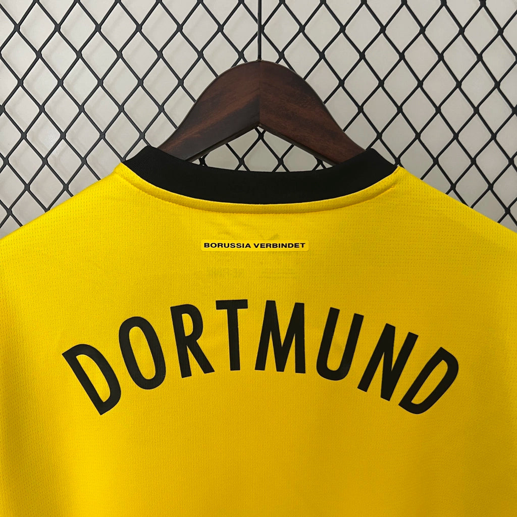 Camisa Borussia Dortmund I Home Puma Torcedor 2024/25 Masculino Amarelo