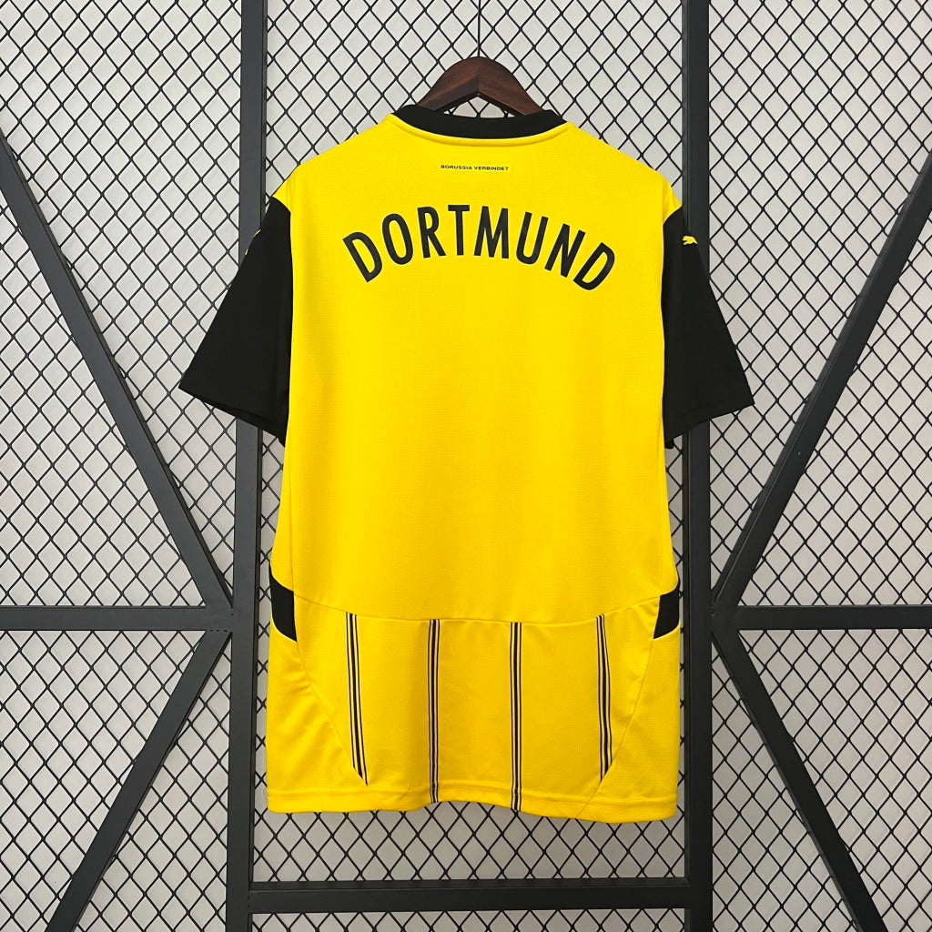 Camisa Borussia Dortmund I Home Puma Torcedor 2024/25 Masculino Amarelo