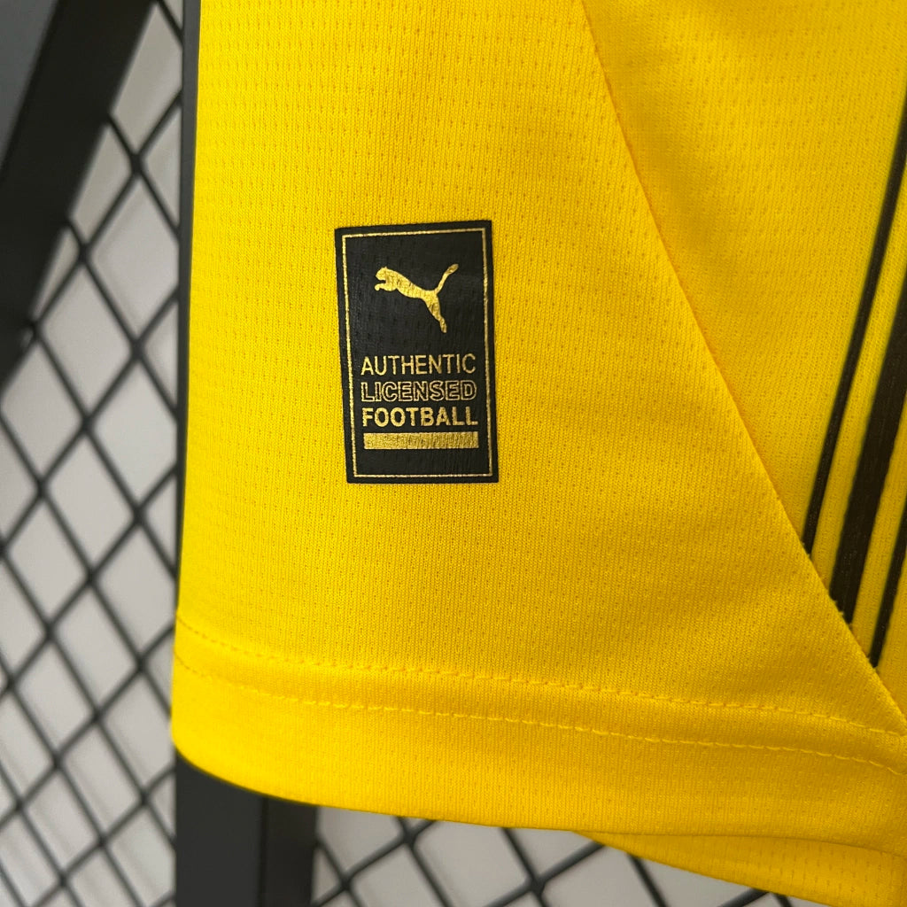 Camisa Borussia Dortmund I Home Puma Torcedor 2024/25 Masculino Amarelo