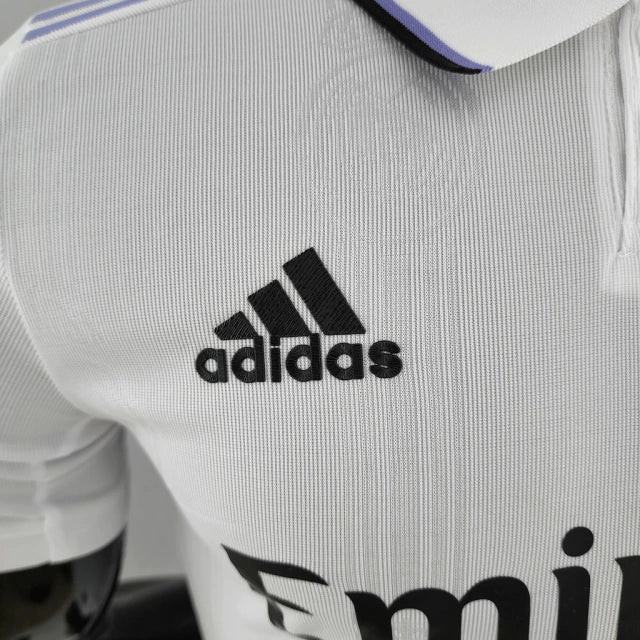 Camisa Real Madrid Home 22/23 Jogador Adidas Masculina - Branca