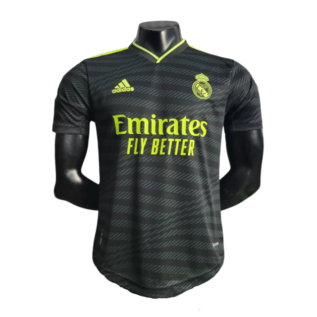 Camisa Real Madrid Third 22/23 Jogador Adidas Masculina - Preta