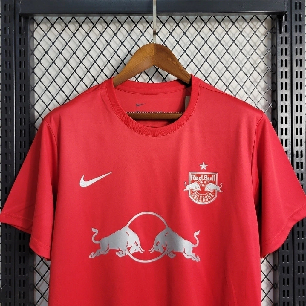 Camisa Red Bull Salzburg IV 2023/24 Torcedor Nike Masculino Vermelho