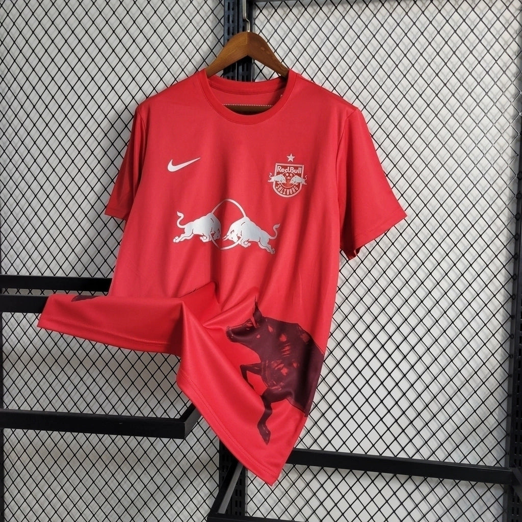 Camisa Red Bull Salzburg IV 2023/24 Torcedor Nike Masculino Vermelho