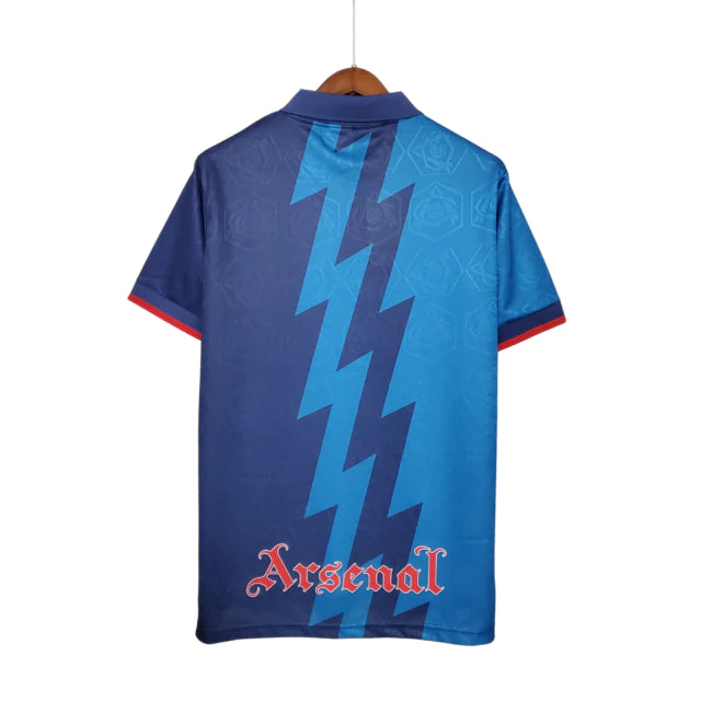 Camisa Retrô Arsenal Away 95/96 Torcedor Nike Masculina - Azul Marinho