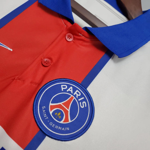 Camisa Retrô Paris Saint Germain Away 20/21 Torcedor Nike Masculina - Branco