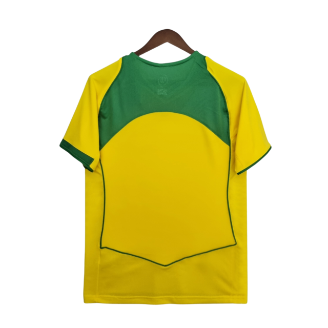 Camisa Retrô 2004 Seleção Brasileira I Nike Masculina - Amarela