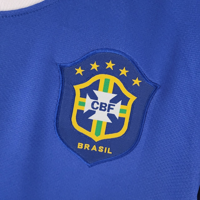 Camisa Retrô 2006 Seleção Brasileira II Nike Masculina - Azul