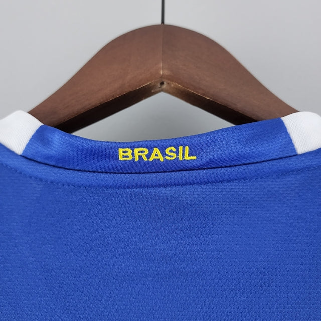 Camisa Retrô 2006 Seleção Brasileira II Nike Masculina - Azul