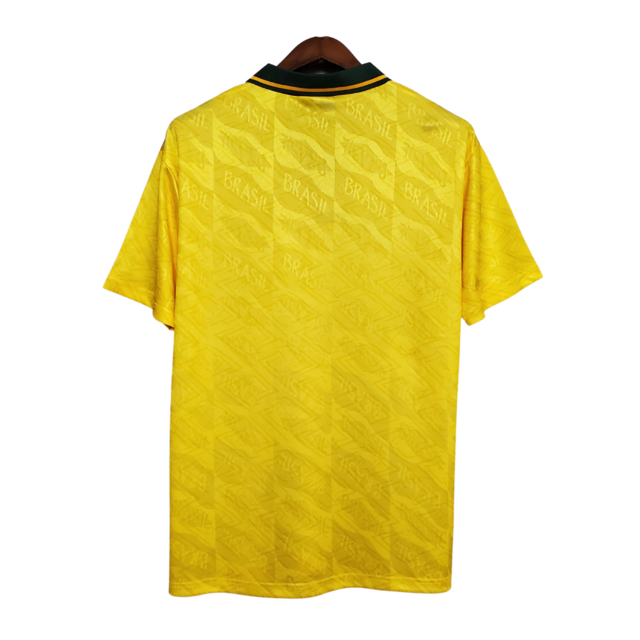 Camisa Retrô Seleção Brasileira I Umbro 1991/93 Masculino Amarelo