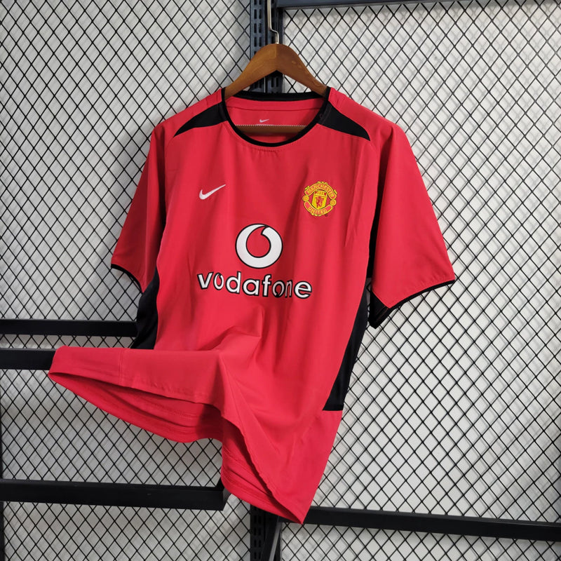 Camisa Retrô Manchester United Nike 2002/04 Vermelho