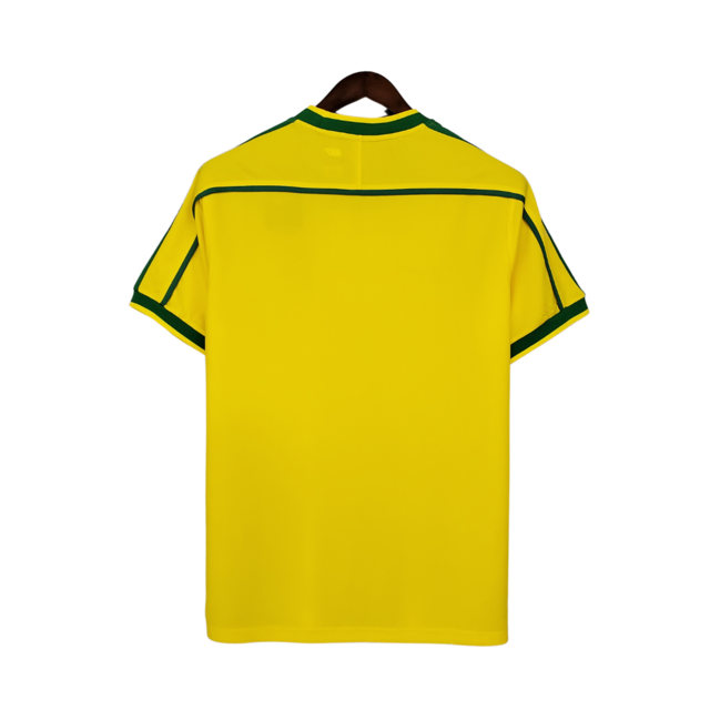 Camisa Retrô Seleção Brasileira I Home 1998/99 Nike Masculino Amarelo