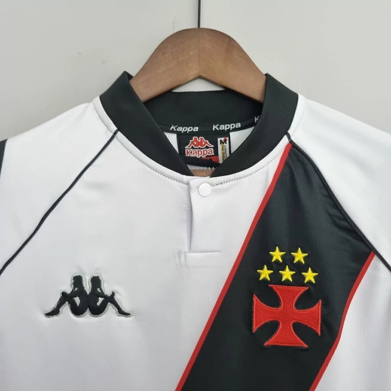 Camisa Retrô Kappa Vasco II 1998/99 Masculino Branco