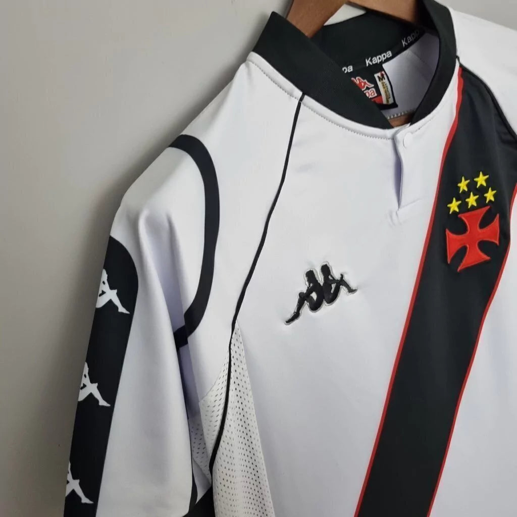 Camisa Retrô Kappa Vasco II 1998/99 Masculino Branco