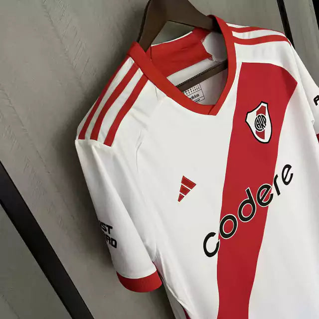 Camisa River Plate I Home 2023/24 Torcedor Adidas Masculino Branco