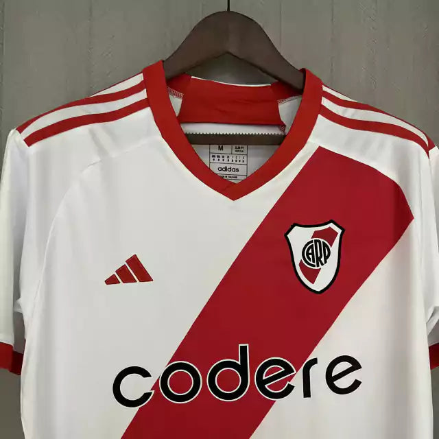 Camisa River Plate I Home 2023/24 Torcedor Adidas Masculino Branco