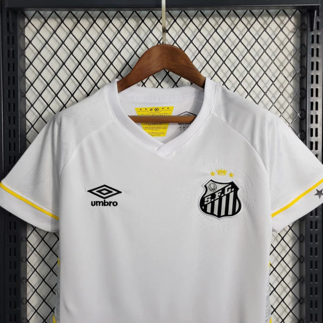 Camisa Santos Umbro 23/24 Torcedor Feminina - Branco