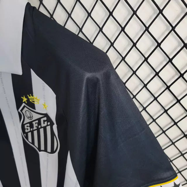 Camisa Santos II Umbro Torcedor 23/24 Masculino Preto e Branco