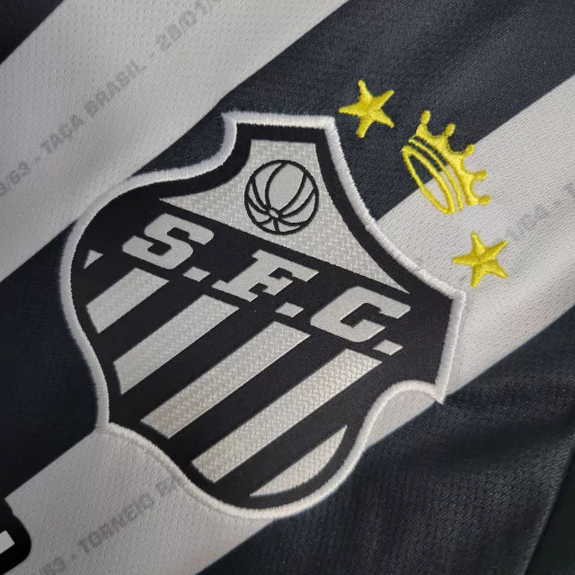 Camisa Santos II Umbro Torcedor 23/24 Masculino Preto e Branco