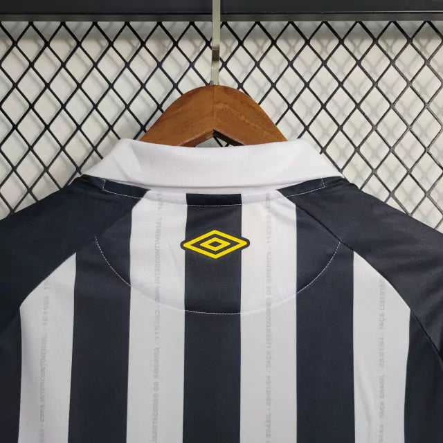 Camisa Santos II Umbro Torcedor 23/24 Masculino Preto e Branco